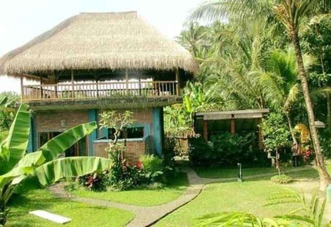 Alang Alang roof top house Yoga Studios Ubud Classes Practice Bali