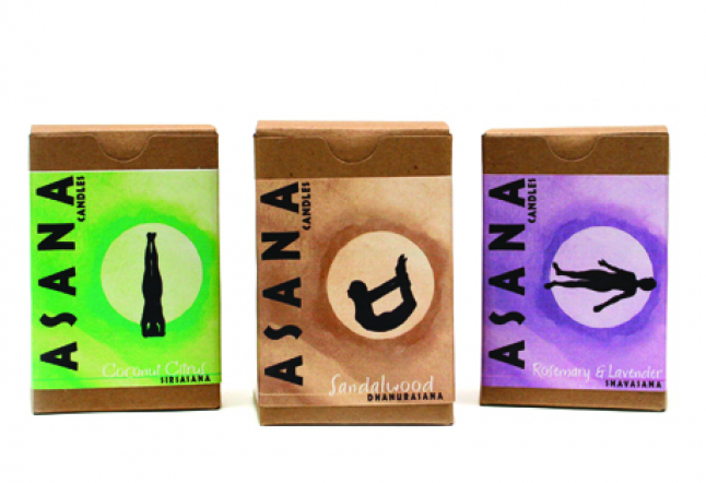 Yoga Inspired Candle Line