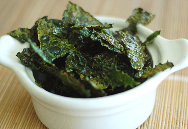 crispy kale chips