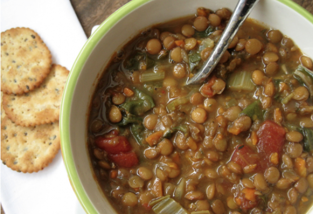 healthy & hearty lentil soup