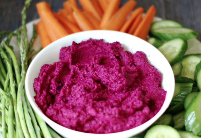 roasted beet hummus