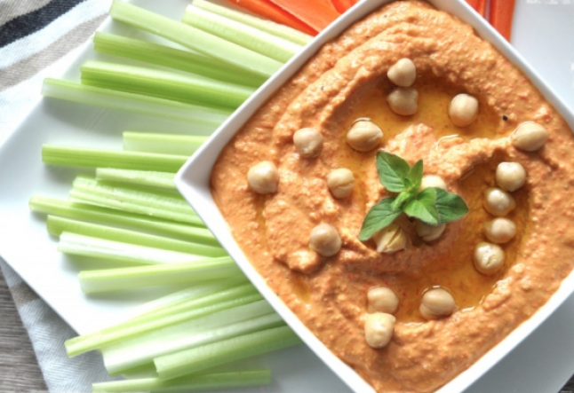 roasted red pepper hummus