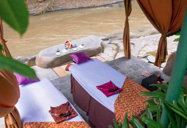 the samaya - ubud - riverside picnic lunch