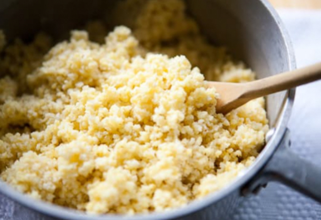 herbed millet squares