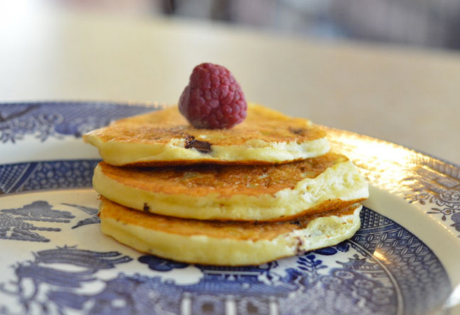 gluten-free banan protein pancakes