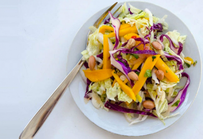 mango cabbage slaw