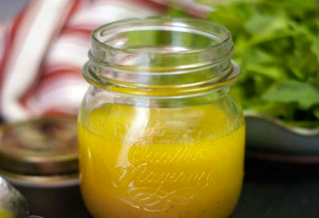 raw creamy yellow salad dressing