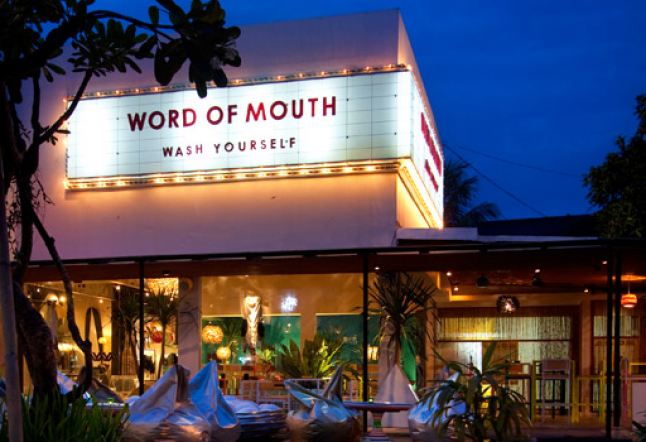 word of mouth | now closed since August 2013