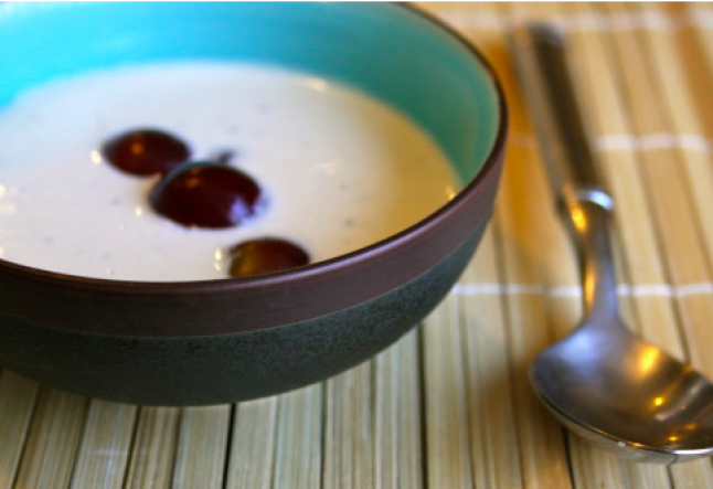 raw almond soup