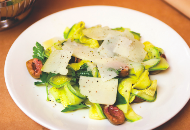 mint zucchini salad