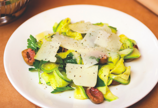 mint zucchini  salad