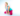 blonde woman red pants blue top lion pose simhasana
