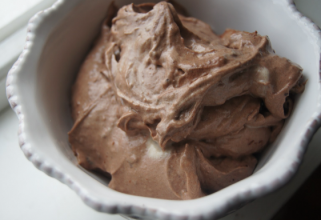 raw chocolate ice cream