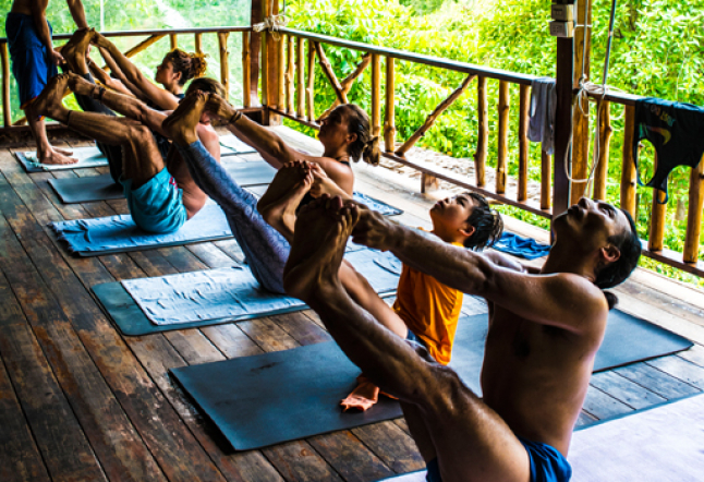 the yoga retreat