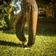 bohemian island's 100% cotton harem pants