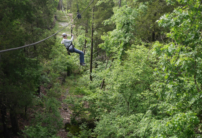 flying high above the ozarks with branson zipline canopy tours