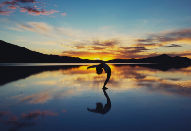 solar eclipse yoga practice