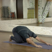 child's pose - balasana