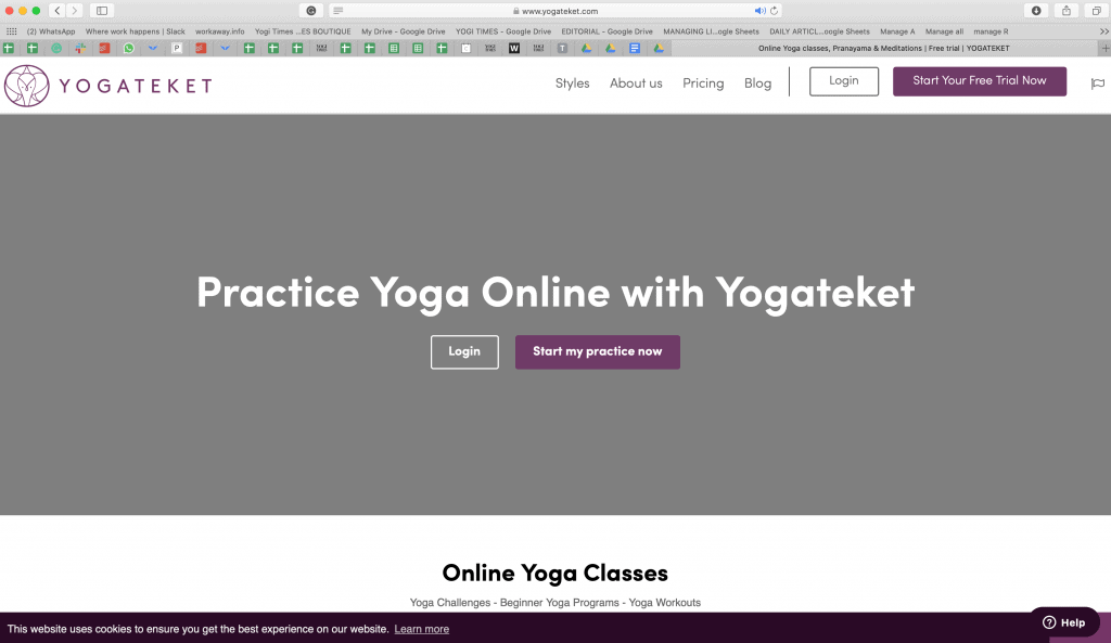 practice yoga online free trial streaming