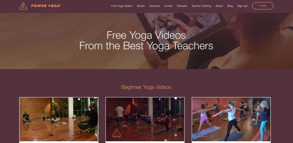 free yoga videos from the best yoga teachers STREAMING