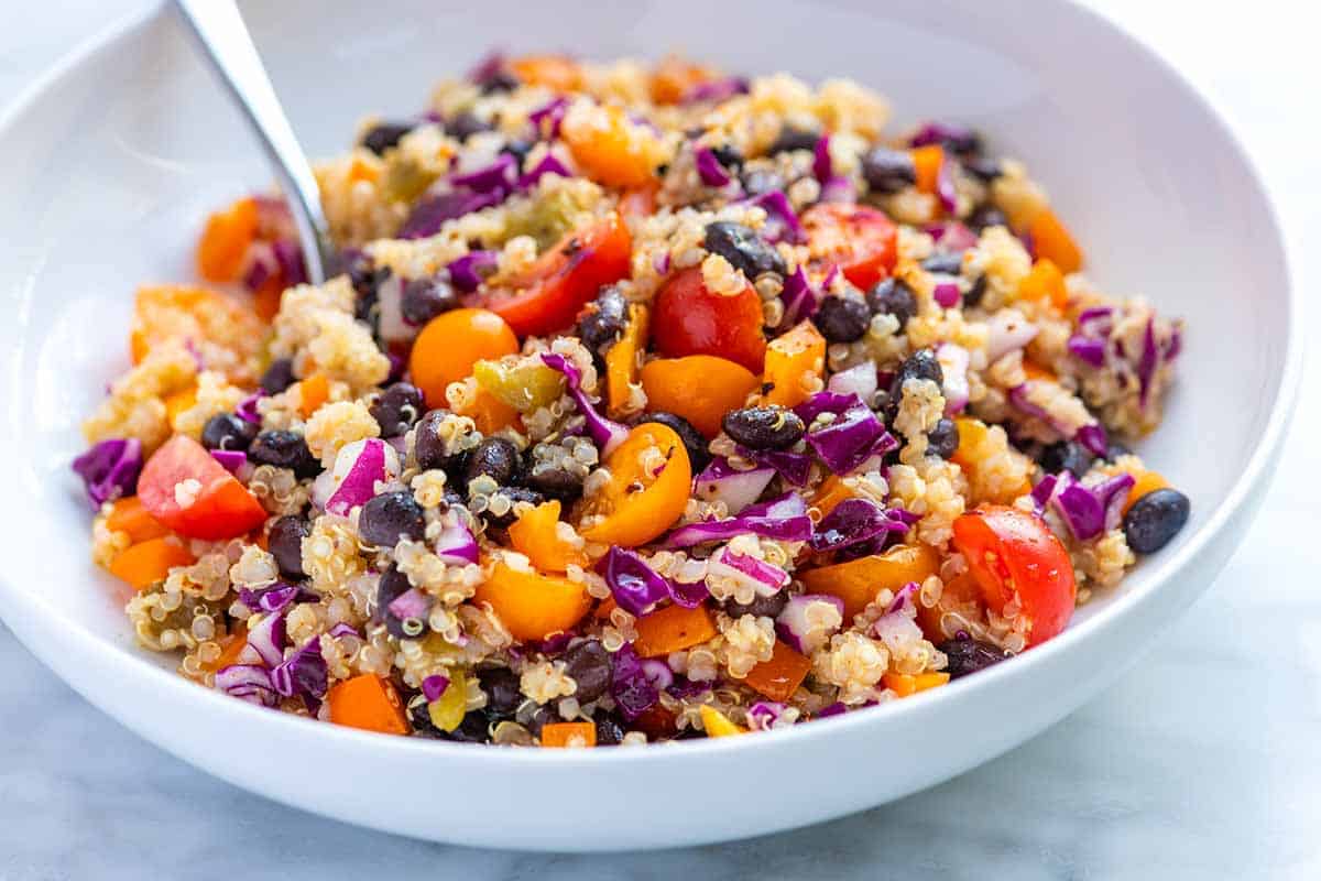 Quinoa Fruit Salad healthy breakfast recipes