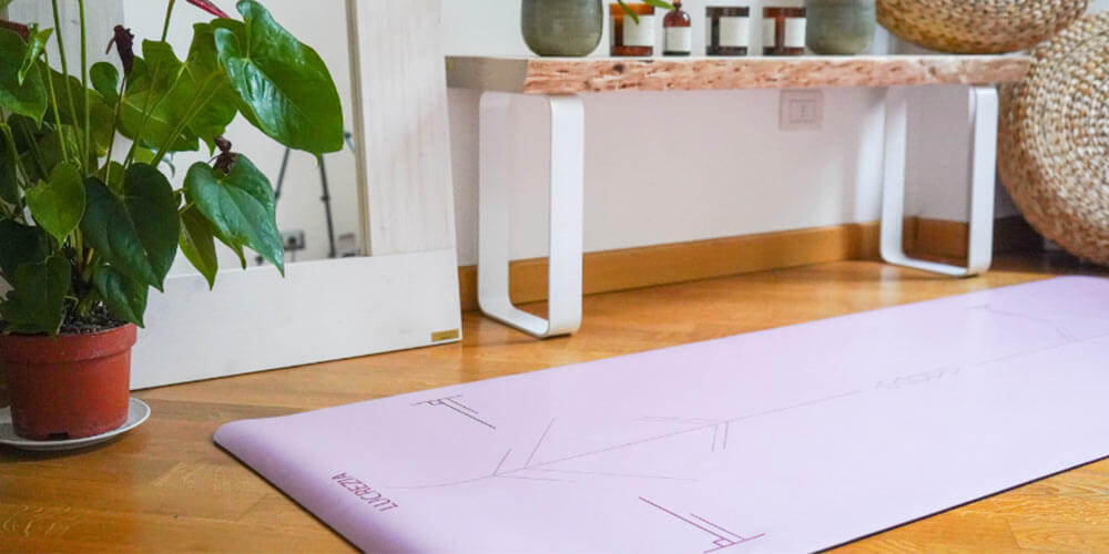 YOGALINE pink mat