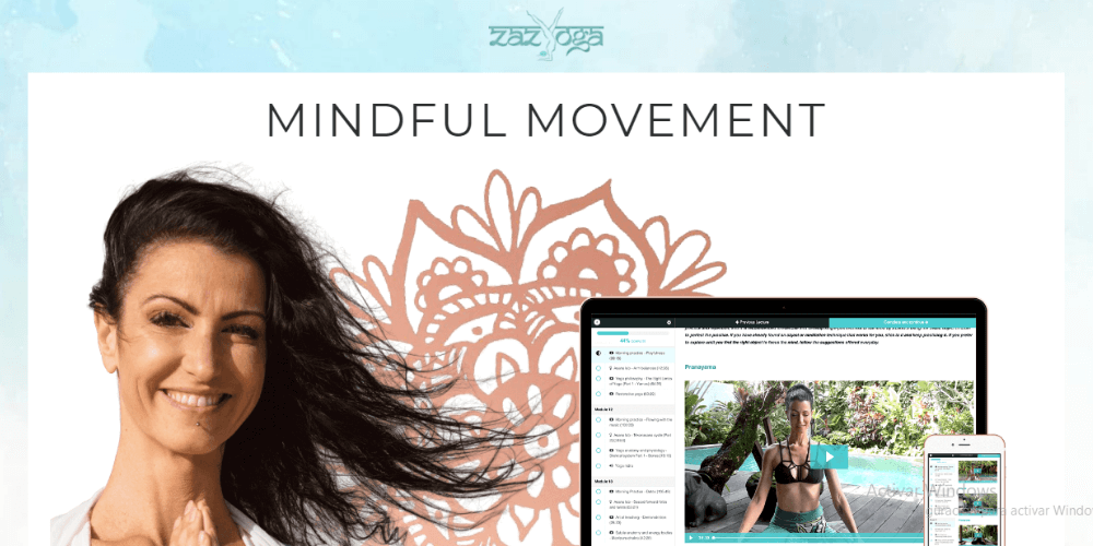 website screenshot of Zaz Yoga online yoga teacher training instructor certification