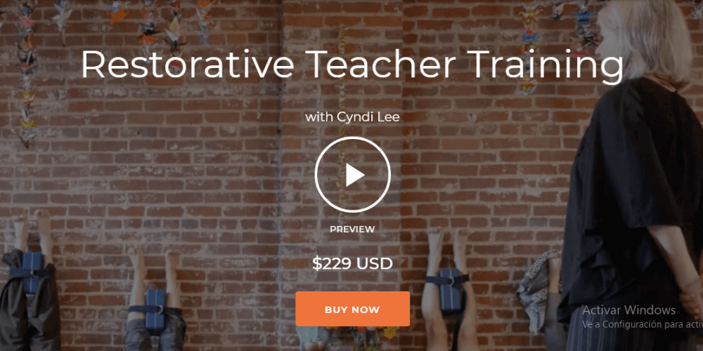 website screenshot of Yoga International