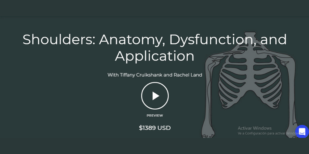 website screenshot of Kundalini Warrior Shoulders: Anatomy, Dysfunction, and Application with Tiffany Cruikshank and Rachel Land