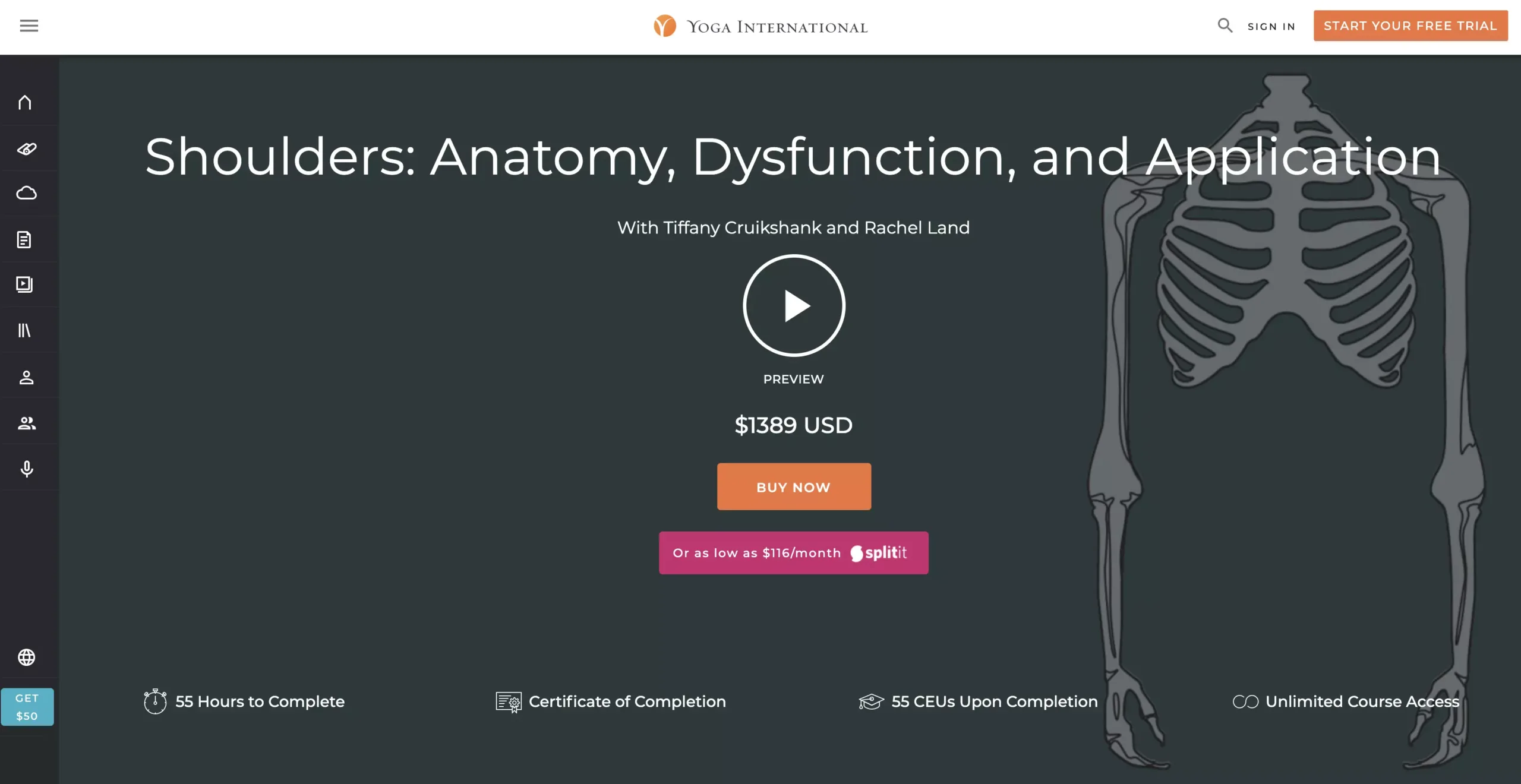 Shoulders: Anatomy, Dysfunction, and Application</a> with Tiffany Cruikshank and Rachel Land