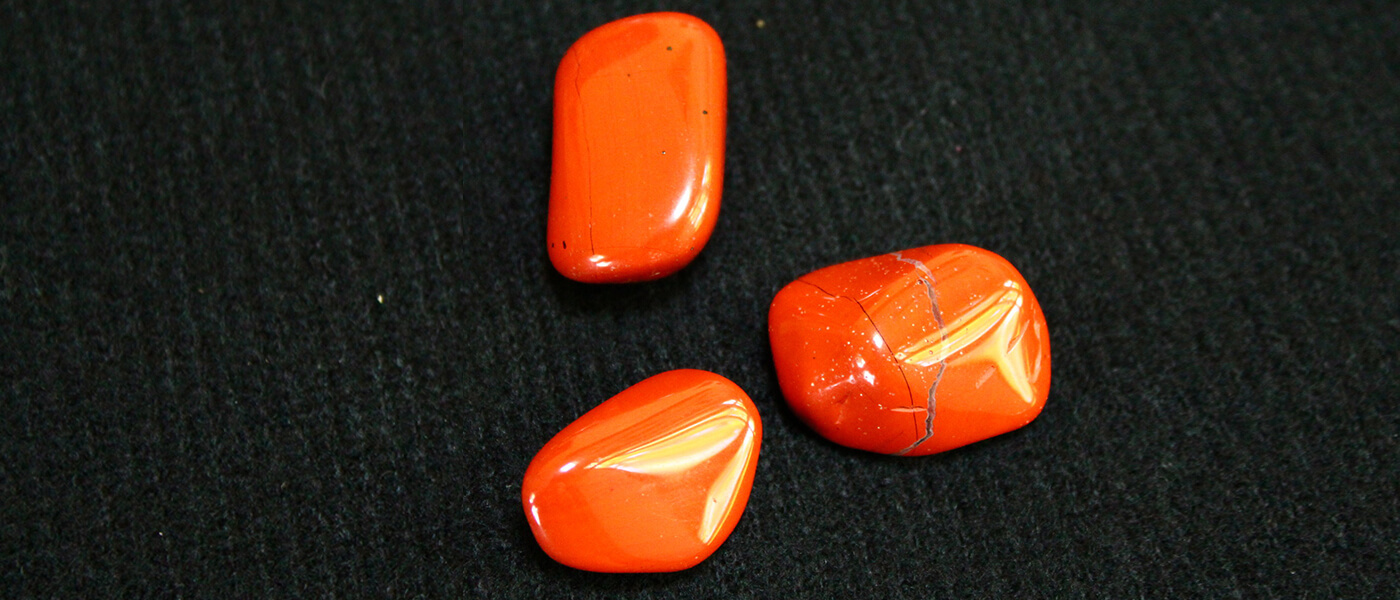 three red orange root chakras stones crystals for