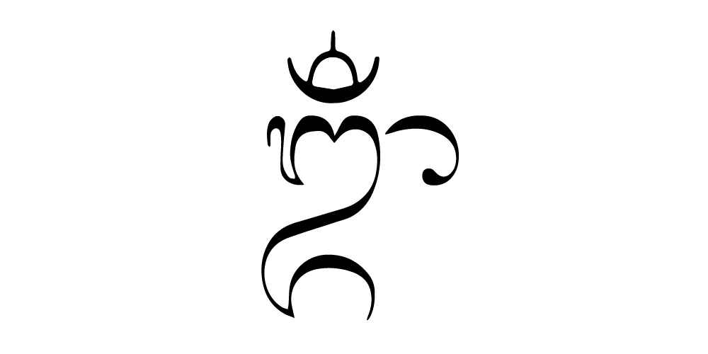 Balinese OM Symbol Hindu sign