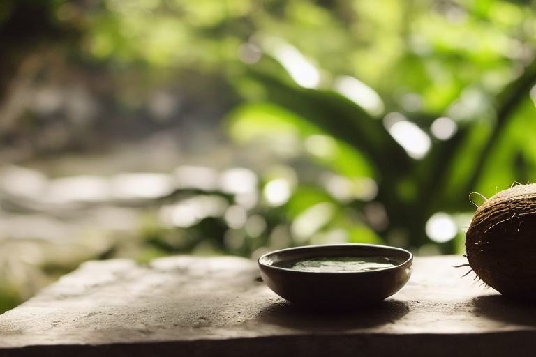cup of water on wooden table