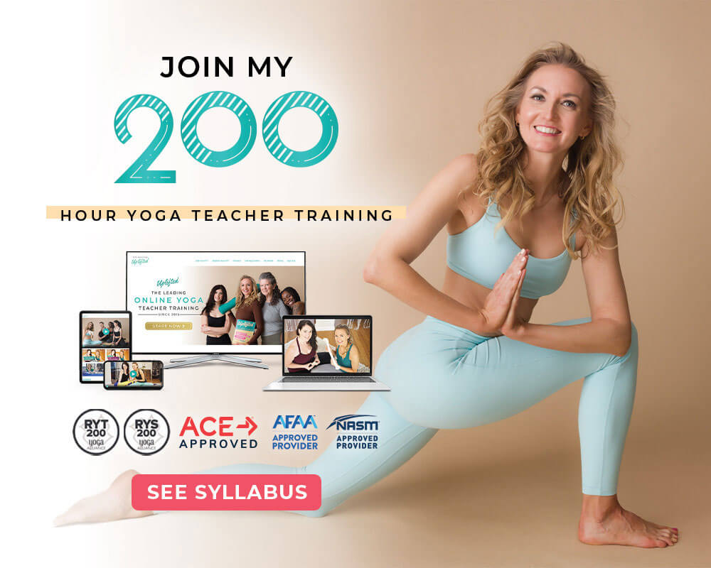 Brett larkin blonde woman smiling red lip stick blue eyes online yoga schools teacher training school alliance certification best 2022 instructor hot to become YTT top alliance accredited becoming 200 hr hour 300 500 brett larkin courses get virtual certificate affordable certified reviews ryt siddhi zaz girl uplifted cheapest vinyasa power worth it multi style cheap yogarenew free