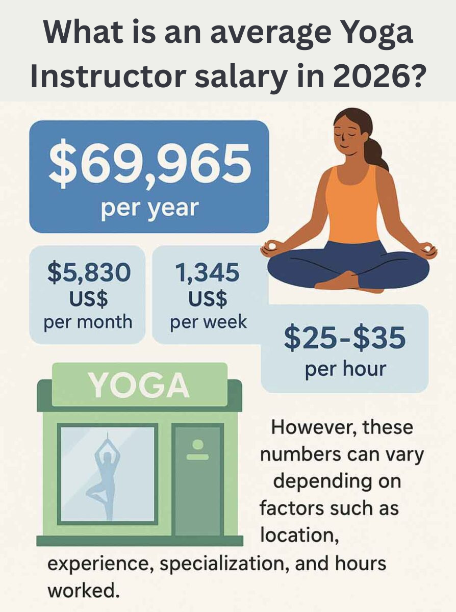 What is an average Yoga Instructor salary in 2025