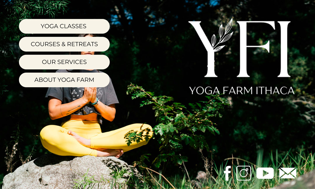 screenshot website farm rainbow yoga green grass