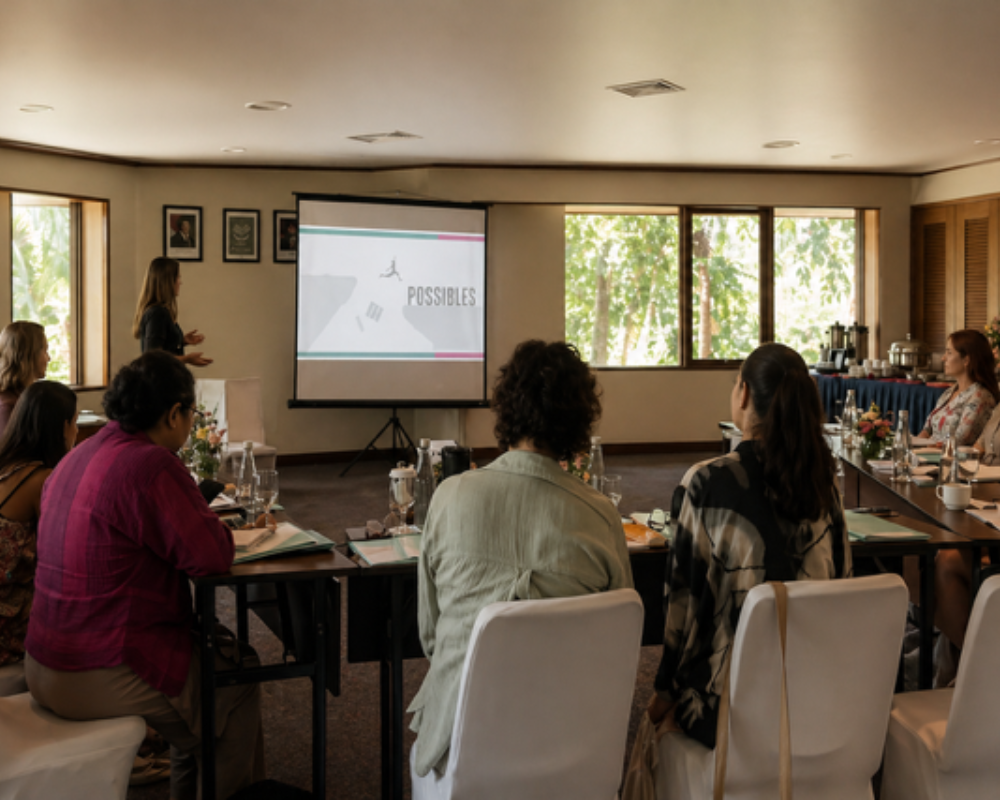 PSYCH-K Basic and Advanced workshop presentation during a subconscious transformation training.