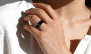 chiroring on hand of a woman